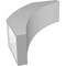 Ekena Millwork 5 1/2-in. W x 16-in. D x 20-in. H Thorton Architectural Grade PVC Knee Brace BRCP055X16X20THR - alternate 3